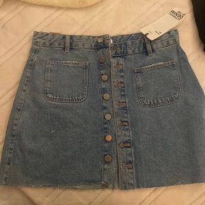 Mid Rise Mini Skirt from Zara Authentic Denim by TRF
